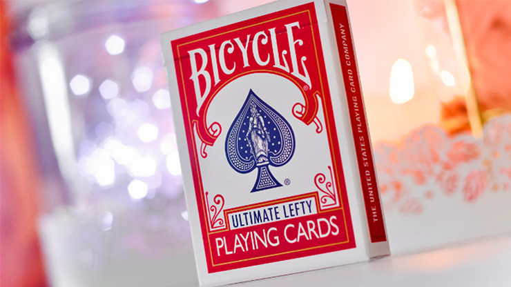 (image for) Bicycle Ultimate Lefty Deck Red (Gimmicks and Online Instructions) - Click Image to Close