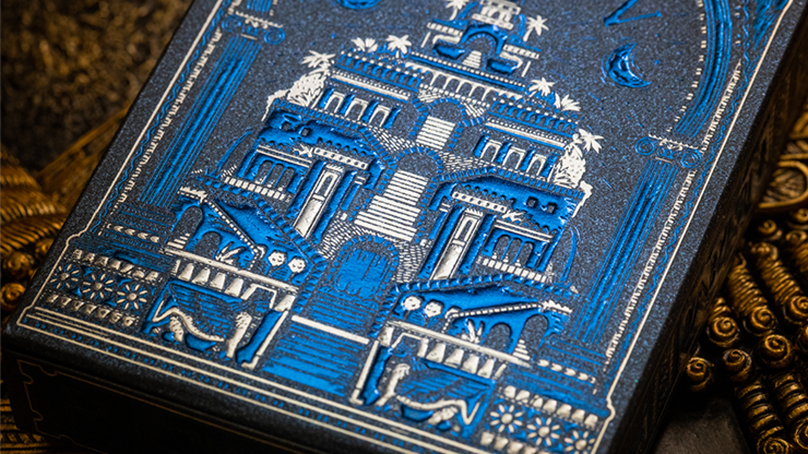 (image for) Babylon (Cerulean Blue) Playing Cards by Riffle Shuffle - Click Image to Close