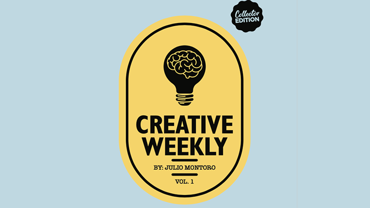 (image for) CREATIVE WEEKLY Vol. 1 LIMITED (Gimmicks and online Instructions) by Julio Montoro - Trick - Click Image to Close