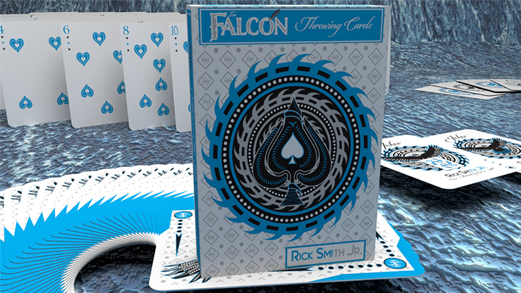 (image for) Ice Falcon Throwing Cards by Rick Smith Jr. and De'vo - Click Image to Close
