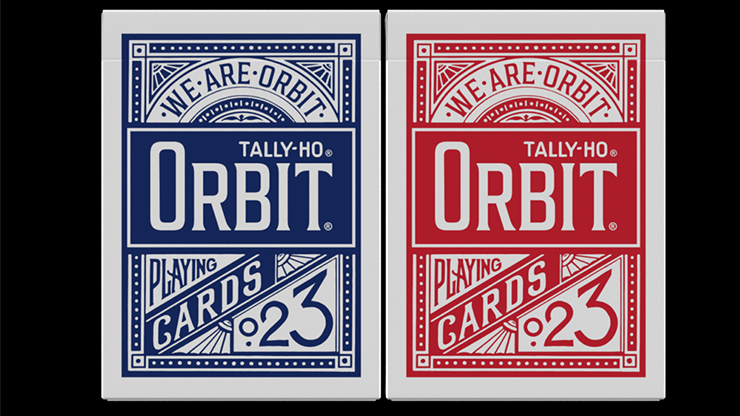 (image for) Orbit Tally Ho Circle Back (Red) Playing Cards - Click Image to Close