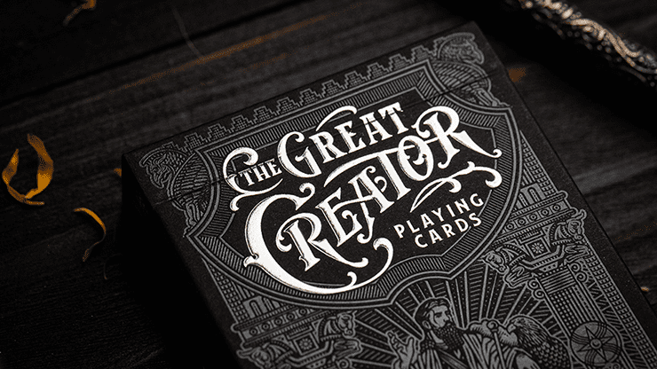 (image for) The Great Creator: Sky (Silver Foil) Edition Playing Cards by Riffle Shuffle - Click Image to Close