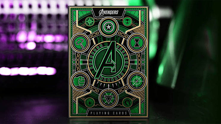 (image for) Avengers: Green Edition Playing Cards by theory11 - Click Image to Close