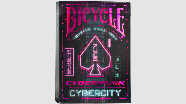 (image for) Bicycle Cyberpunk Cybercity Playing Cards by US Playing Card Co - Click Image to Close