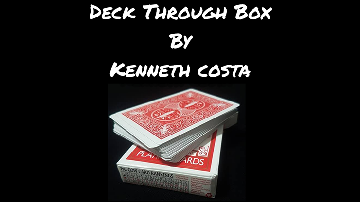 (image for) Deck Through Box by Kenneth Costa video DOWNLOAD - Click Image to Close
