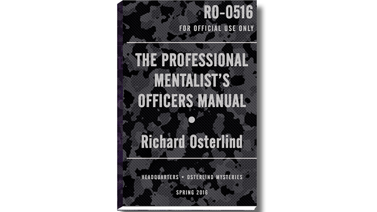 (image for) The Professional Mentalist's Officers Manual by Richard Osterlind - Book - Click Image to Close