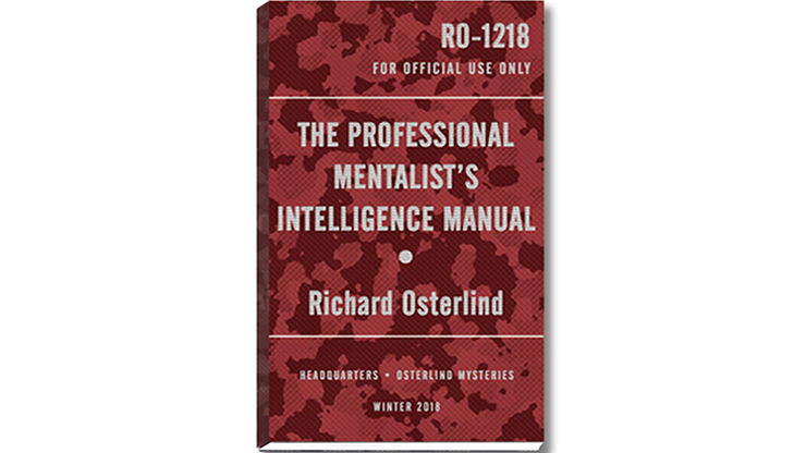 (image for) The Professional Mentalist's Intelligence Manual by Richard Osterlind - Book - Click Image to Close