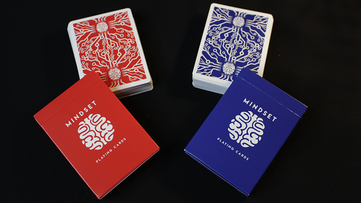 (image for) Mindset Duo 1 Red and 1 Blue Set Playing Cards (Marked) by Anthony Stan - Click Image to Close