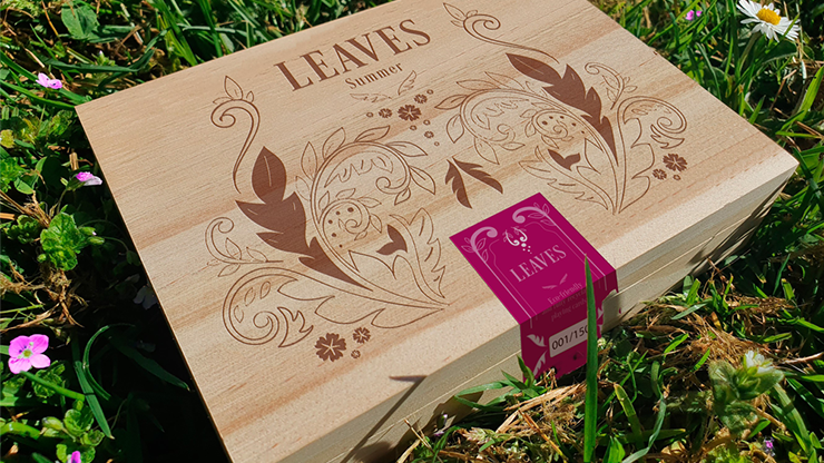 (image for) Wooden Leaves Summer Box Set Playing Cards by Dutch Card House Company - Click Image to Close