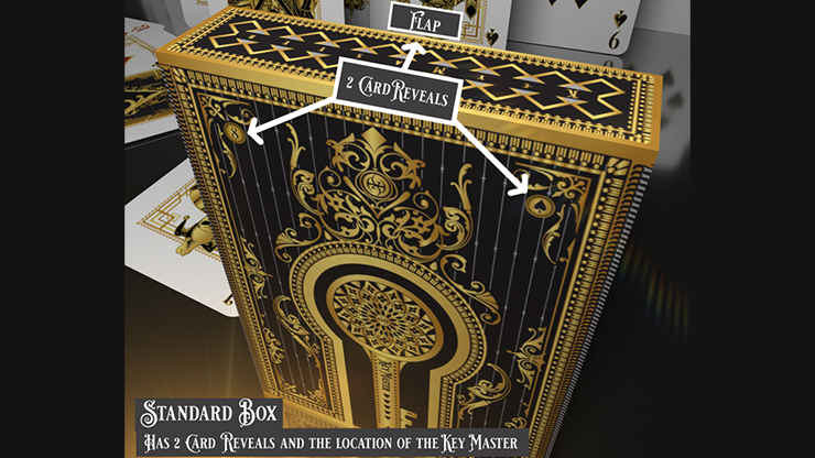 (image for) Secrets of the Key Master (with Standard Box) playing Cards by Handlordz - Click Image to Close