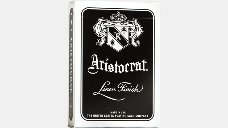 (image for) Signature Edition Aristocrat (Black) Playing Cards - Click Image to Close