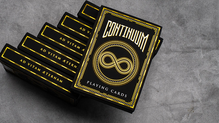 (image for) Continuum Playing Cards (Black) - Click Image to Close