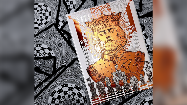 (image for) Kings Game White (NUMBERED SEAL) Playing Cards - Click Image to Close