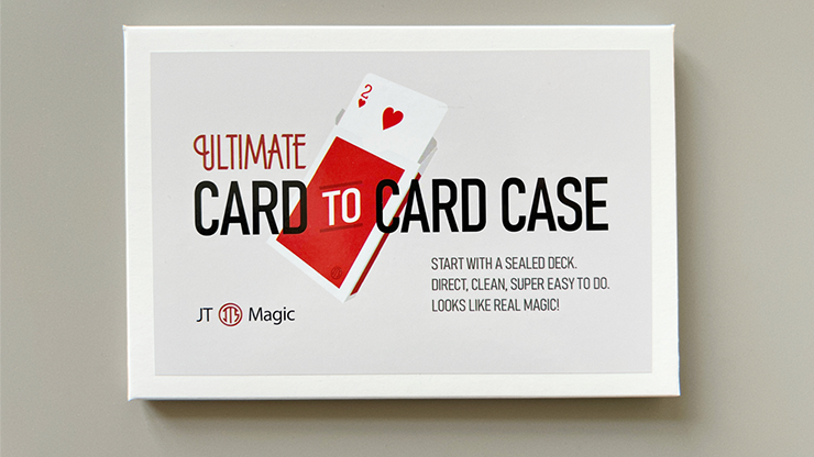 (image for) Ultimate Card to Card Case RED (Gimmicks and Online Instructions) by JT - Trick - Click Image to Close