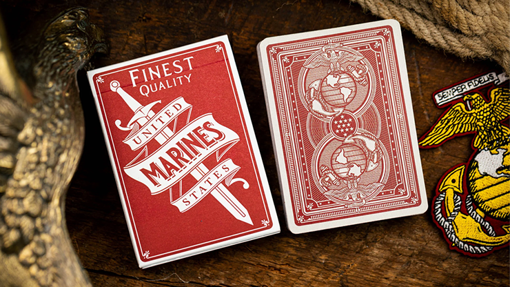 (image for) Marines Playing Cards by Kings Wild Project - Click Image to Close