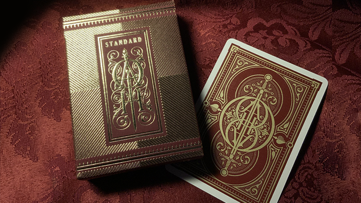 (image for) Oath Standard (Burgundy) Playing Cards by Lotrek - Click Image to Close