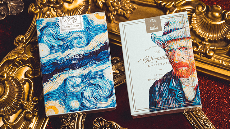 (image for) Van Gogh Self-Portrait (Borderless) Playing Cards - Click Image to Close