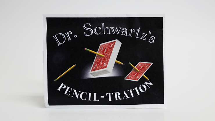 (image for) Dr. Schwartz's Pencil-Tration (Gimmicks and Online Instructions) by Martin Schwartz - Trick (Deck color may vary) - Click Image to Close