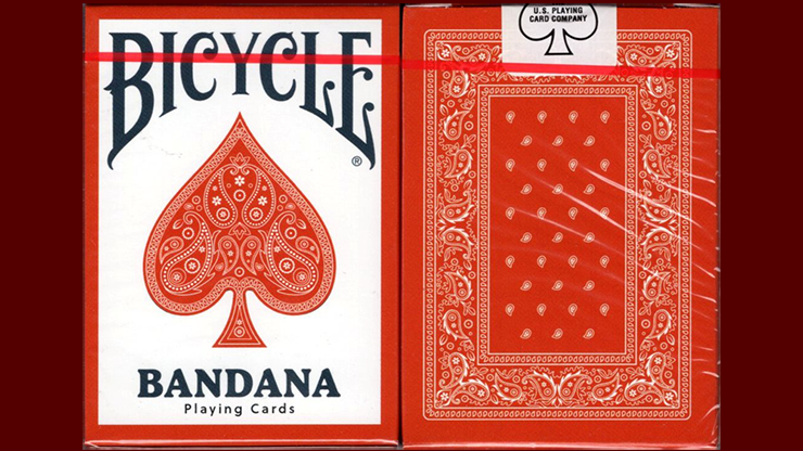 (image for) Bicycle Bandana Stripper (Red) Playing Cards - Click Image to Close