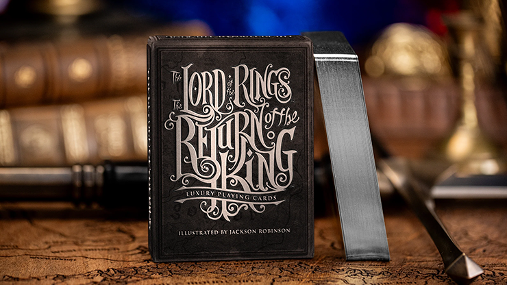 (image for) The Lord of the Rings - Return of the King Playing Cards (Black Gilded Edition) by Kings Wild