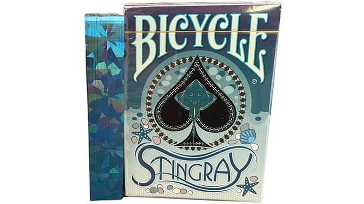 (image for) Gilded Bicycle Stingray (Teal) Playing Cards - Click Image to Close