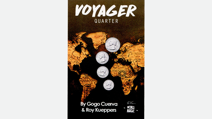 (image for) Voyager US Quarter (Gimmick and Online Instruction) by GoGo Cuerva - Trick - Click Image to Close