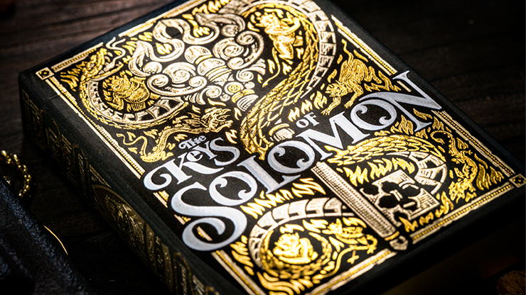 (image for) The Keys of Solomon: Golden Grimoire Playing Cards by Riffle Shuffle - Click Image to Close