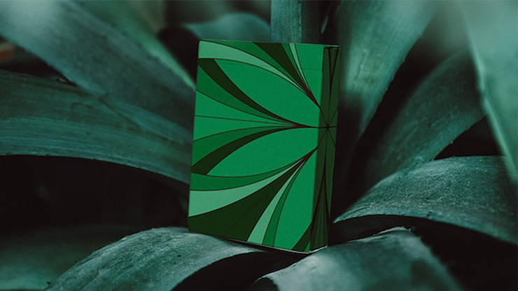 (image for) Green Wave Playing Cards by Galaxy Playing Cards - Click Image to Close
