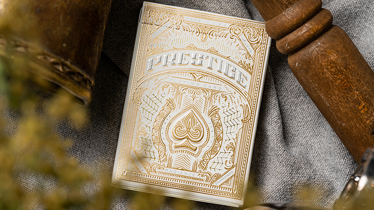(image for) Prestige (White) Playing Cards - Click Image to Close