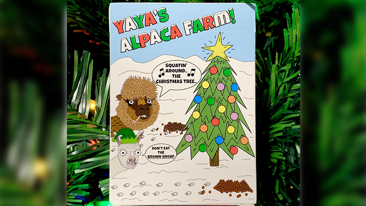 (image for) Alpaca Christmas Playing Cards - Click Image to Close