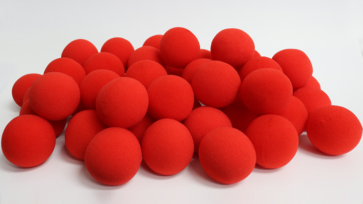 (image for) 2 inch PRO Sponge Ball (Red) Bag of 50 from Magic by Gosh - Click Image to Close