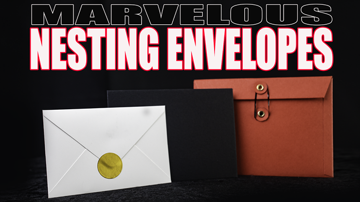 (image for) Marvelous Nesting Envelopes (Gimmicks and Online Instructions) by Matthew Wright - Trick - Click Image to Close