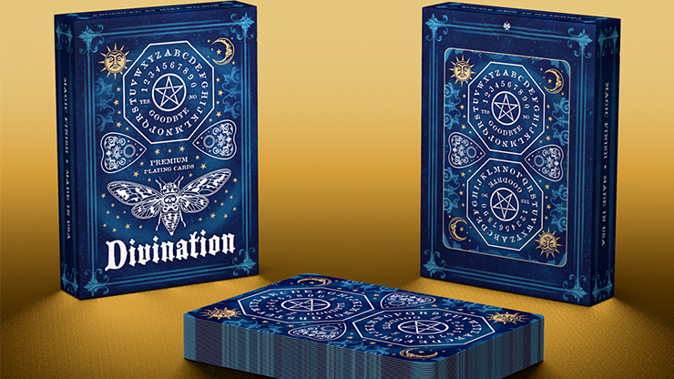 (image for) Divination (Blue) Playing Cards by Midnight Cards - Click Image to Close