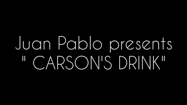 (image for) CARSON'S DRINK (Gimmicks and Online Instructions) by Juan Pablo - Trick - Click Image to Close