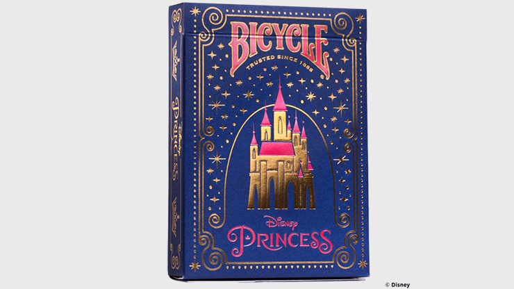 (image for) Bicycle Disney Princess (Navy) by US Playing Card Co. - Click Image to Close