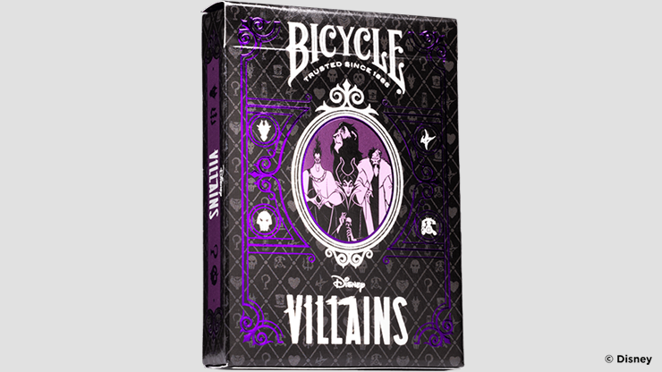 (image for) Bicycle Disney Villains (Purple) by US Playing Card Co. - Click Image to Close