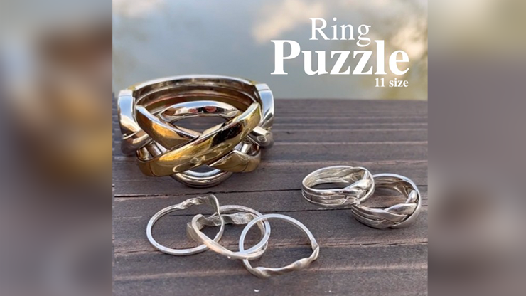 (image for) Puzzle Ring Size 11 (Gimmick and Online Instructions) - Trick - Click Image to Close