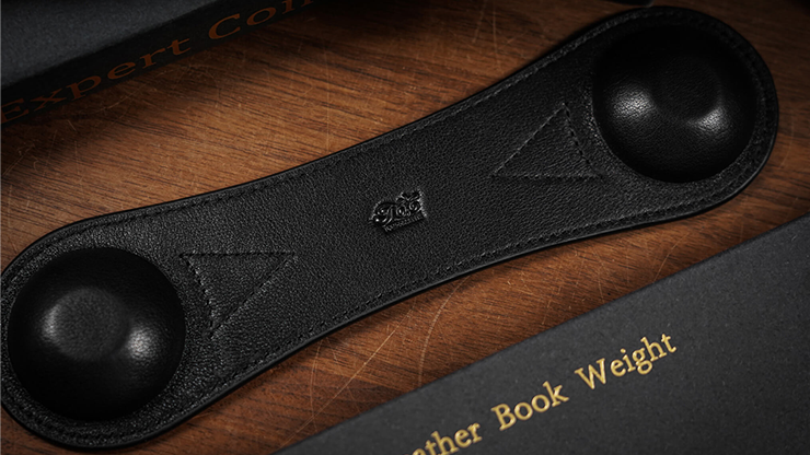 (image for) Leather Book Weight (Black) by TCC Presents - Click Image to Close