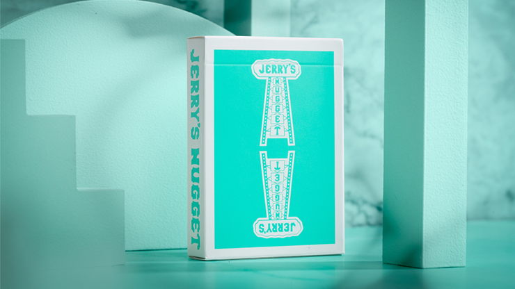 (image for) Jerry's Nugget Monotone (Tiffany Blue) Playing Cards - Click Image to Close