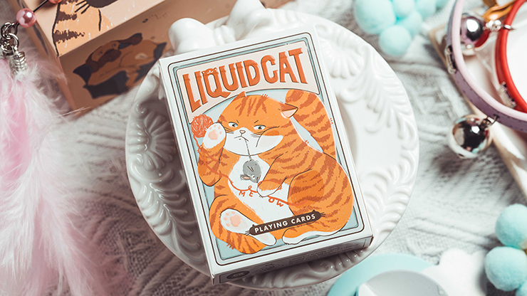 (image for) Liquid Cat Playing Cards by 808 Magic and Bacon Playing Card - Click Image to Close
