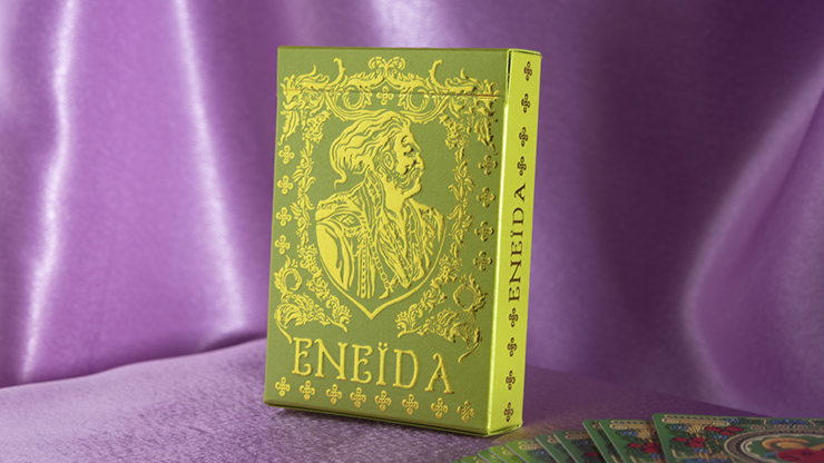 (image for) Eneida: Love (Green) Playing Cards - Click Image to Close