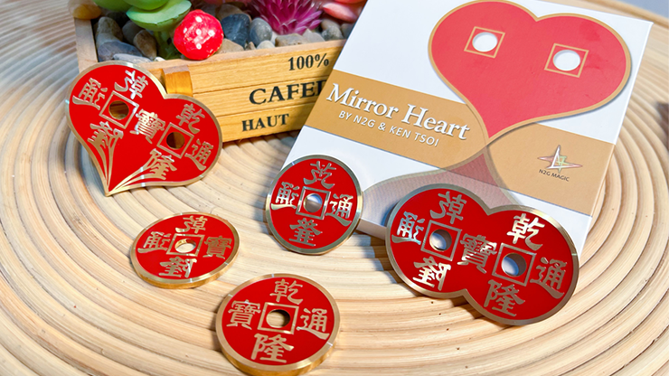 (image for) Mirror Heart Red by N2G & Ken Tsoi (Gimmicks and online instructions) - Trick - Click Image to Close