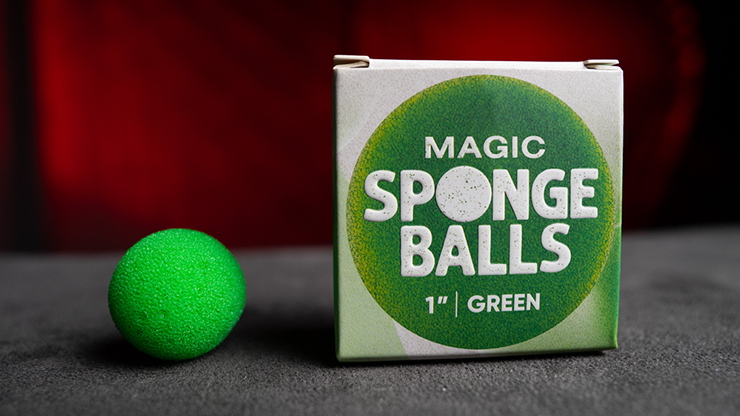 (image for) Magic Sponge Balls 4PK GREEN 1" by Murphy's Magic - Click Image to Close