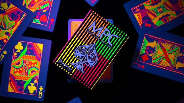 (image for) QUAD Fluorescent Playing Cards - Click Image to Close