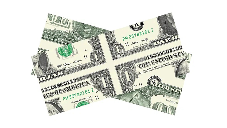 (image for) MAGIC MISMADE BILL (USD 1 Dollar Bill) by Diamond Jim Tyler - Click Image to Close