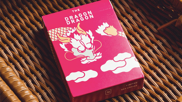 (image for) The Dragon (Pink Gilded) Playing Cards - Click Image to Close