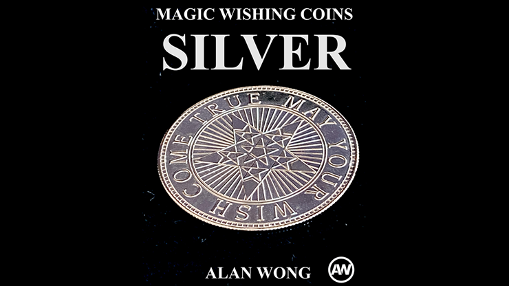 (image for) Magic Wishing Coins Silver (12 Coins) by Alan Wong - Trick - Click Image to Close