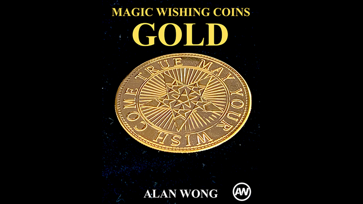 (image for) Magic Wishing Coins Gold (12 Coins) by Alan Wong - Trick - Click Image to Close