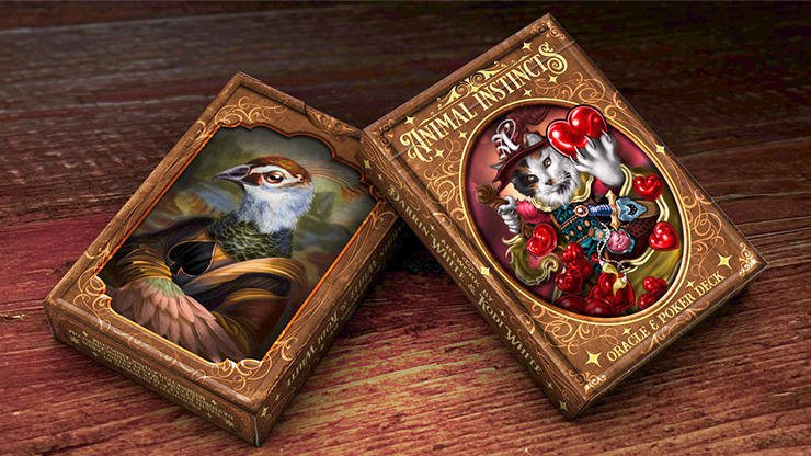 (image for) The Animal Instincts Poker and Oracle (Wizard) Playing Cards - Click Image to Close