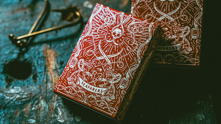 (image for) Red Seafarers Playing Cards by Joker and the Thief - Click Image to Close